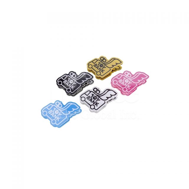 customized car shape acrylic magnet clip