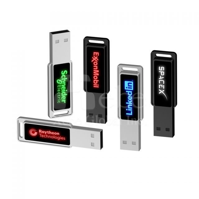 classic black led design pen drive