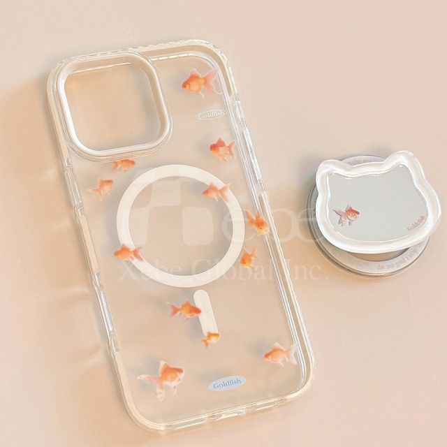 mirror customized airbag phone holder