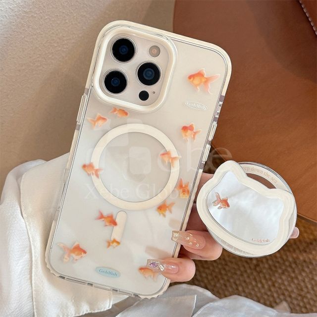 mirror customized airbag phone holder