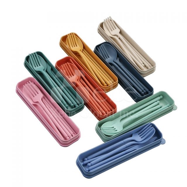 wheat eco friendly tableware set production