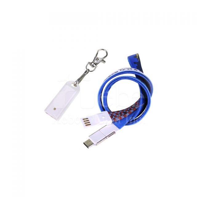 customized color printing mobile phone charging cable
