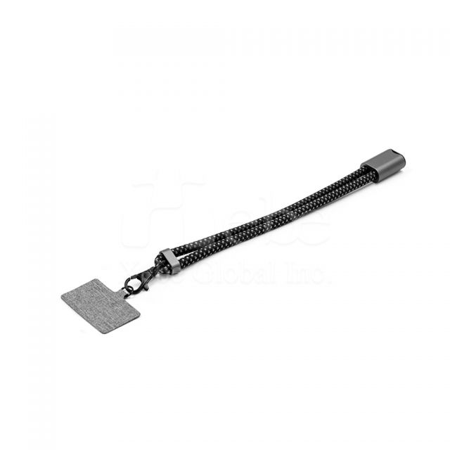 customized mobile phone wrist lanyard charging cable