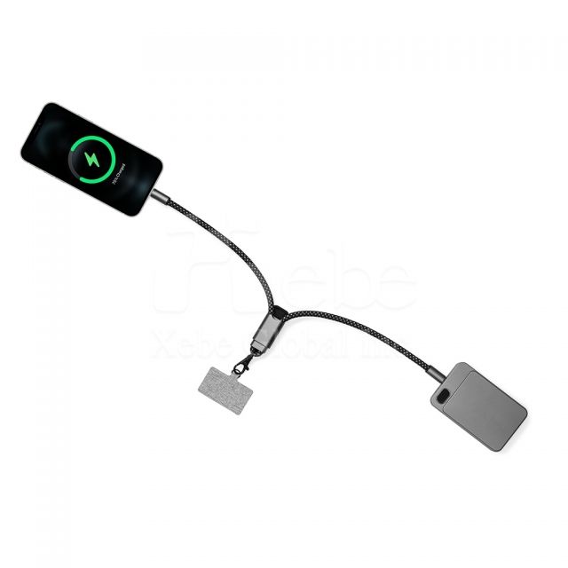 customized mobile phone wrist lanyard charging cable