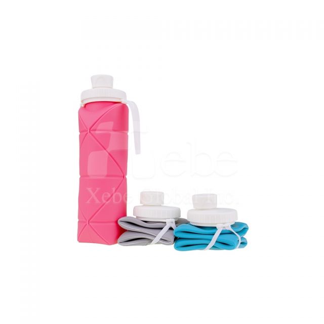 pink collapsible eco friendly cup