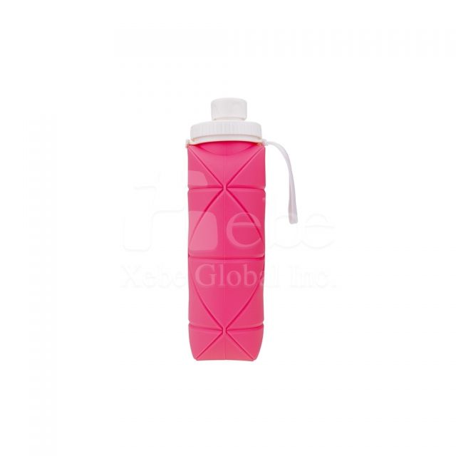 pink collapsible eco friendly cup