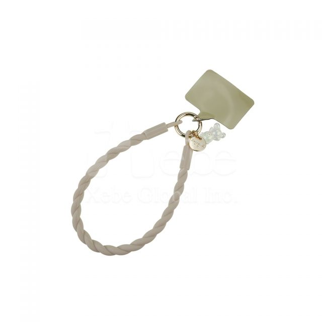 silicone custom wrist lanyard