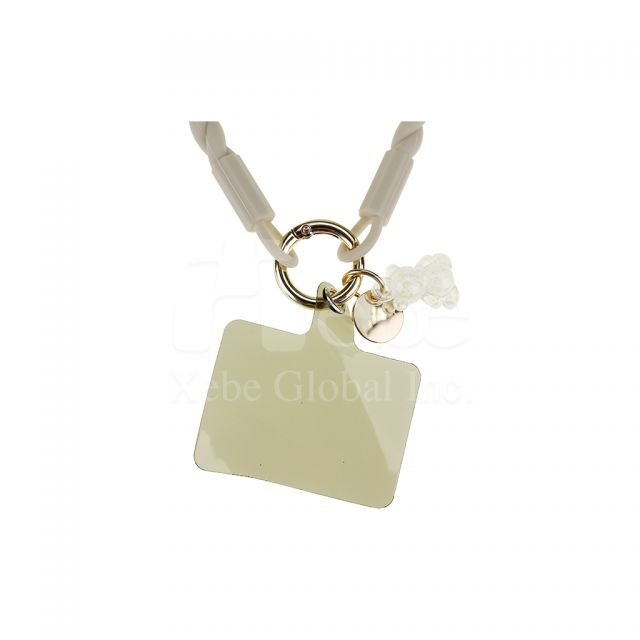silicone custom wrist lanyard