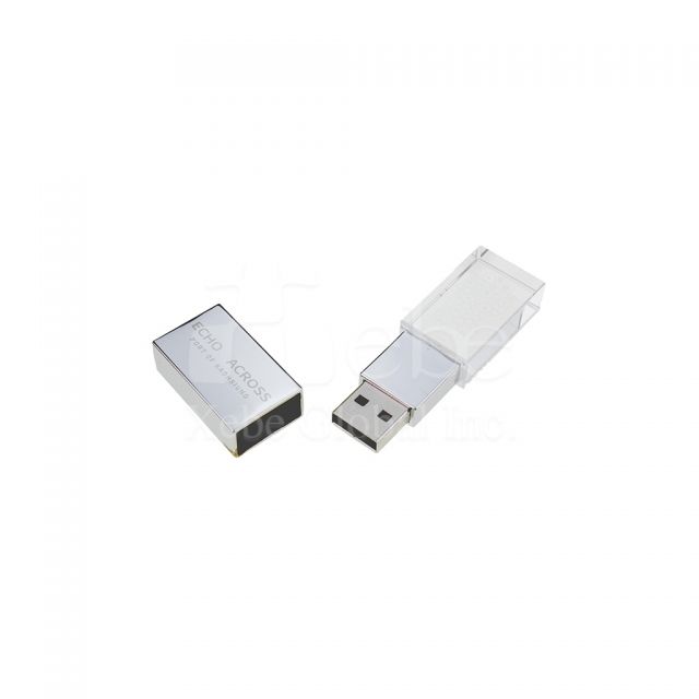 metallic crystal flash drive