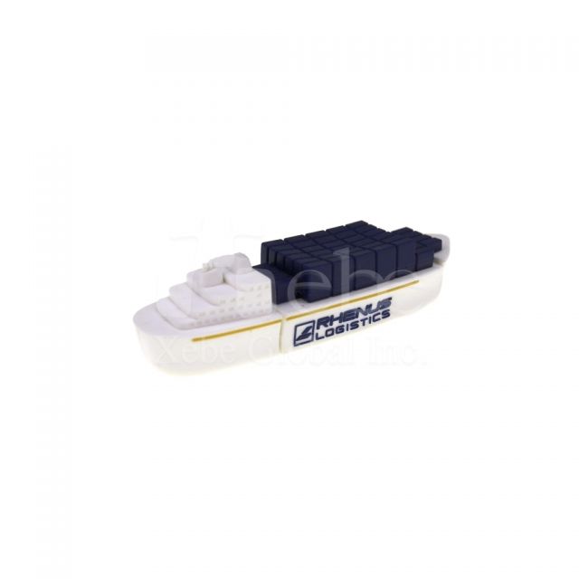 custom corporate container ship flash drive