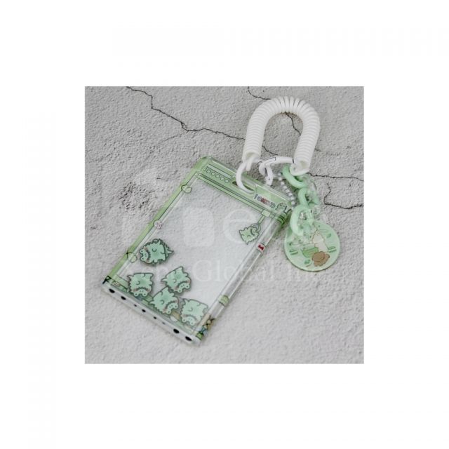 frog shaped shake card holder creative cartoon identification card