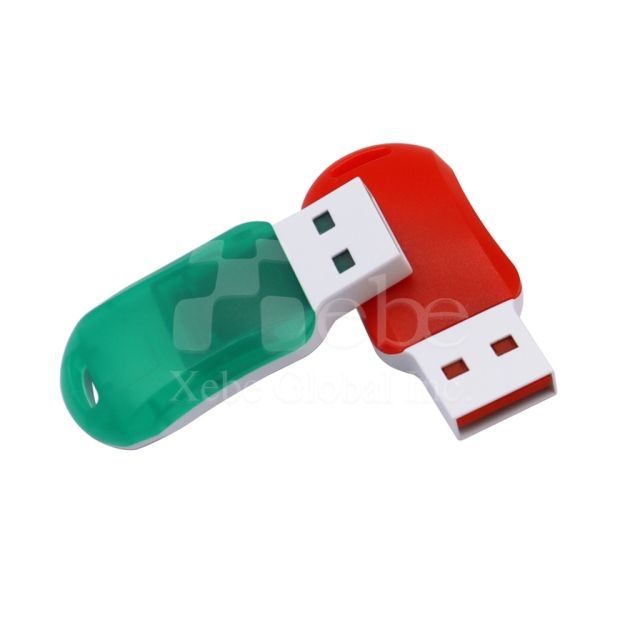 orange mini flash drive