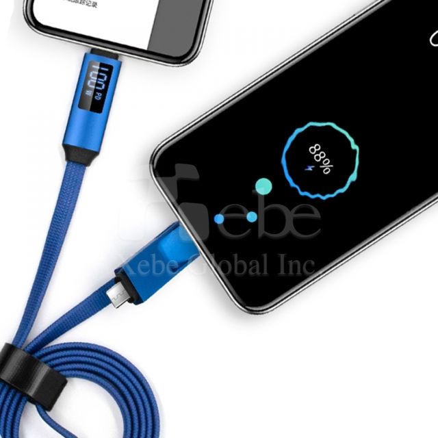 led 3 in 1 fast charging charging cable