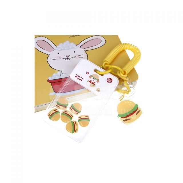 hamburger shaped shaker card holder
