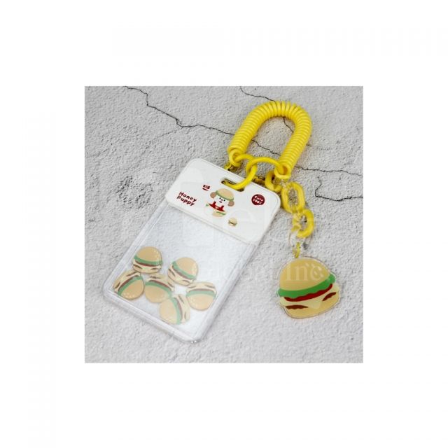 hamburger shaped shaker card holder