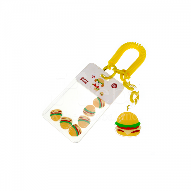 hamburger shaped shaker card holder