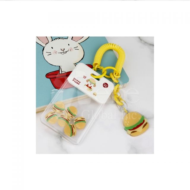 hamburger shaped shaker card holder
