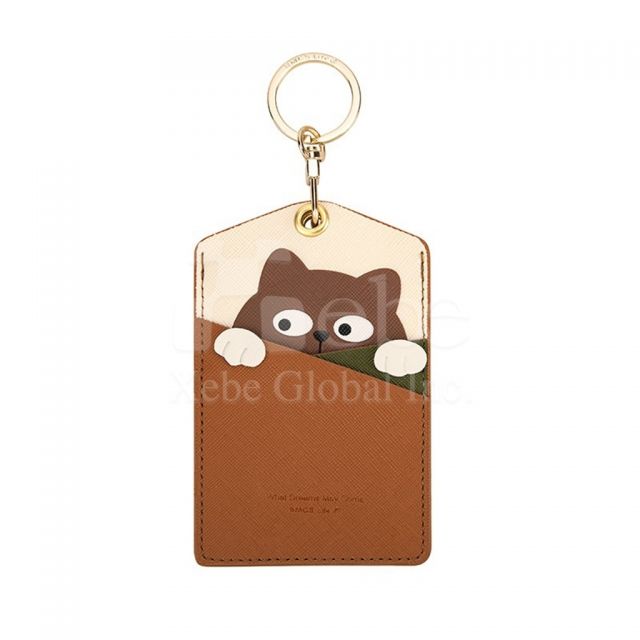 peeping kitten customized identification card