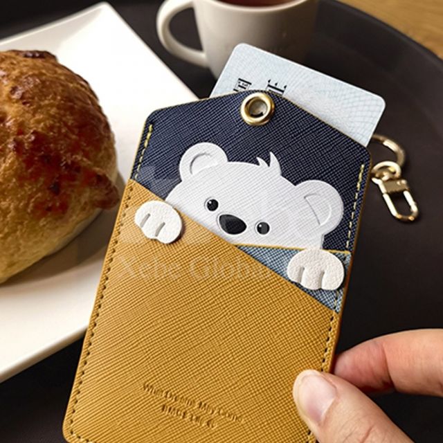peeping kitten customized identification card
