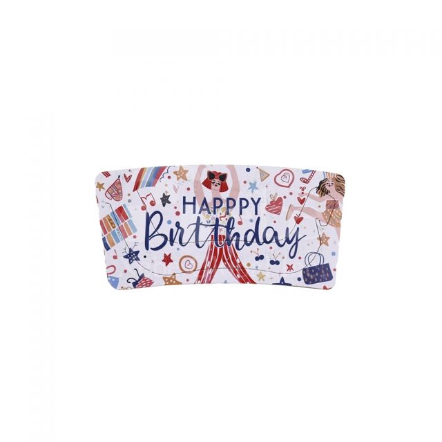 happy daily paper drink tote bag