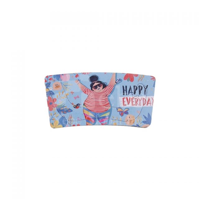 happy daily paper drink tote bag