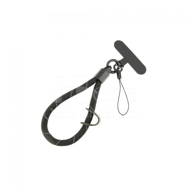 gray customized mobile phone wrist strap