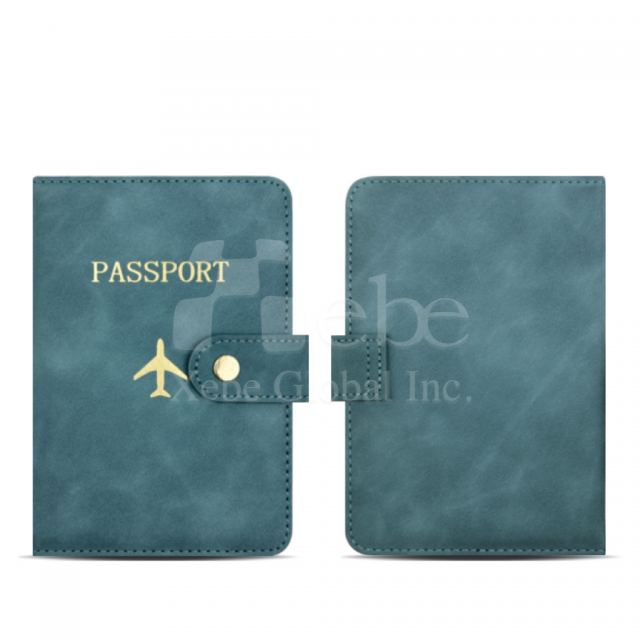 ocean blue passport holder customized