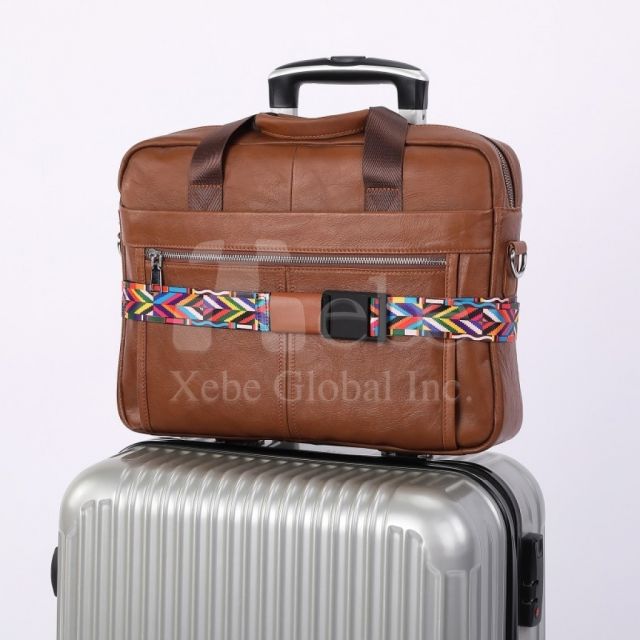 colorful pattern design luggage straps