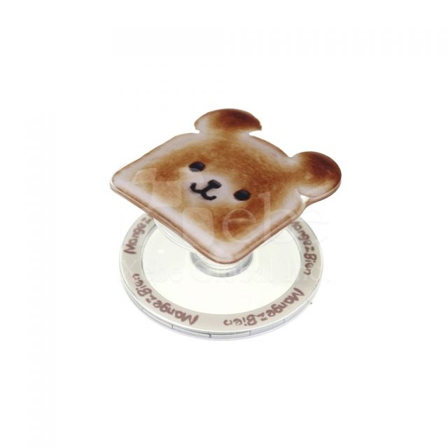 bear toast shaped mobile phone holder
