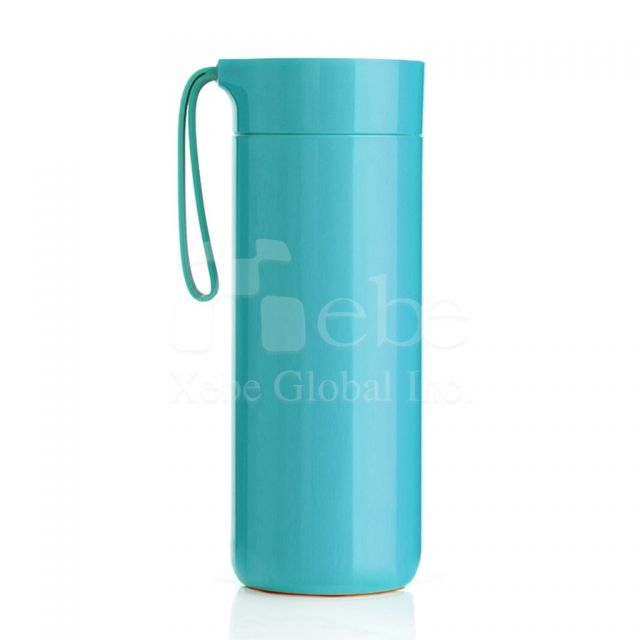 aqua blue non pour thermos customization