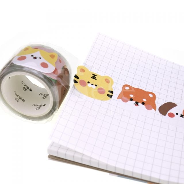 custom pet sticker clear washi tape