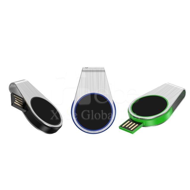 rotating lighted mini flash drive