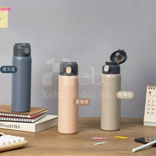 customized color jumping bomb lid thermos