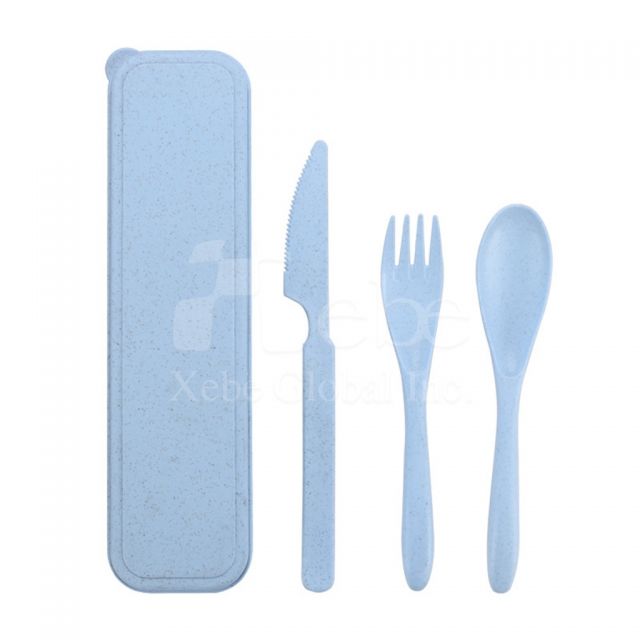 wheat eco friendly tableware set customization