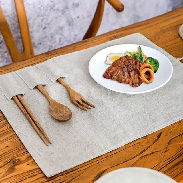 customized eco friendly wooden cutlery set