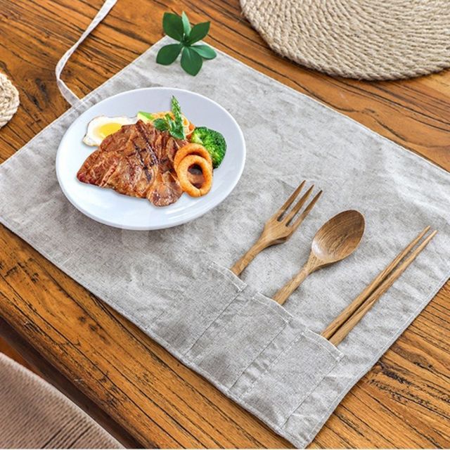 customized eco friendly wooden cutlery set