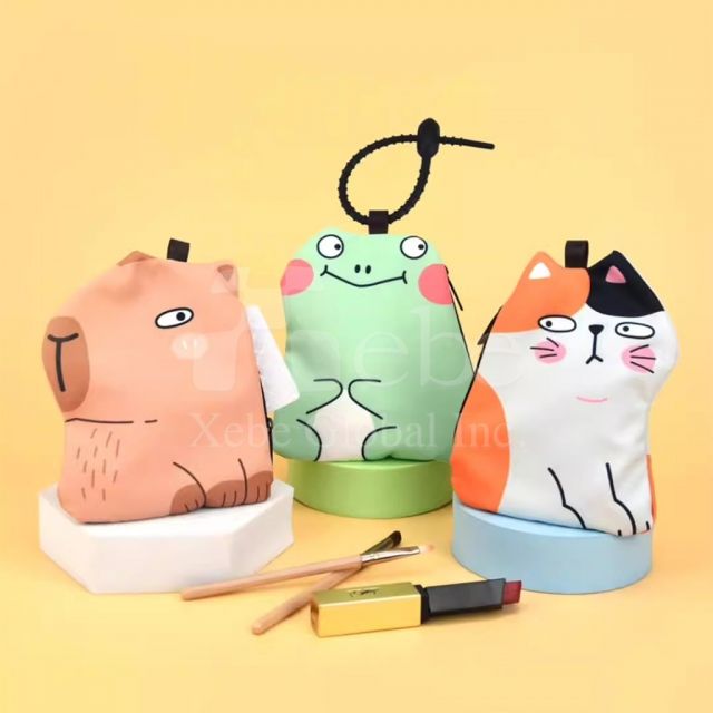 customized cat shaped storage bags