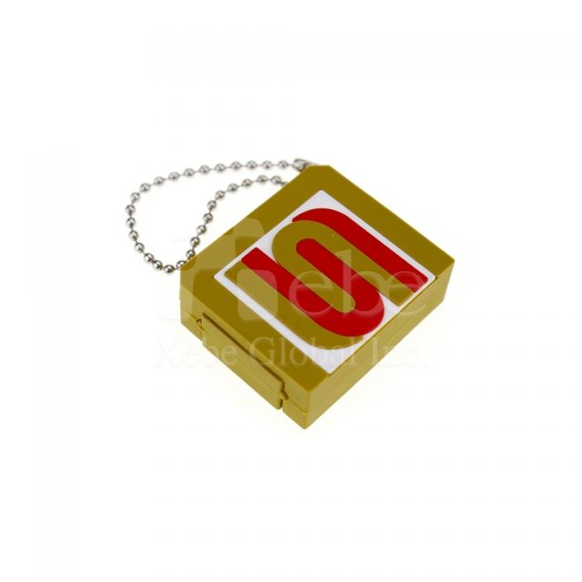 pvc soft plastic trademark customized flash drive