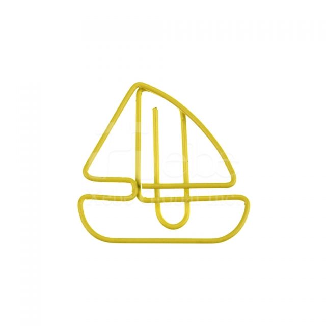 custom sailboat shaped paperclip