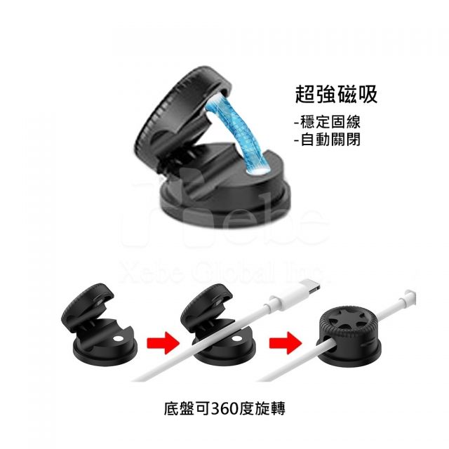 tire shaping cable organizer custom magnetic cable organizer