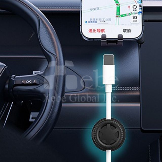 tire shaping cable organizer custom magnetic cable organizer