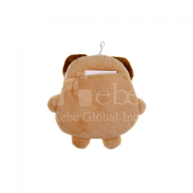 hamburger puppy fluff card holder