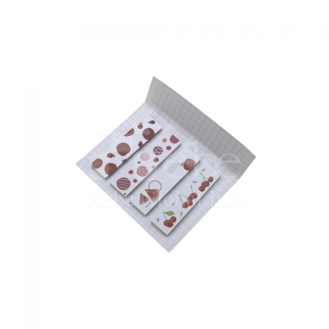 customized fruit pattern sticky notes