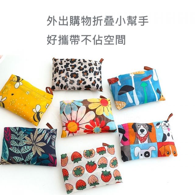 food pattern eco friendly shopping bag