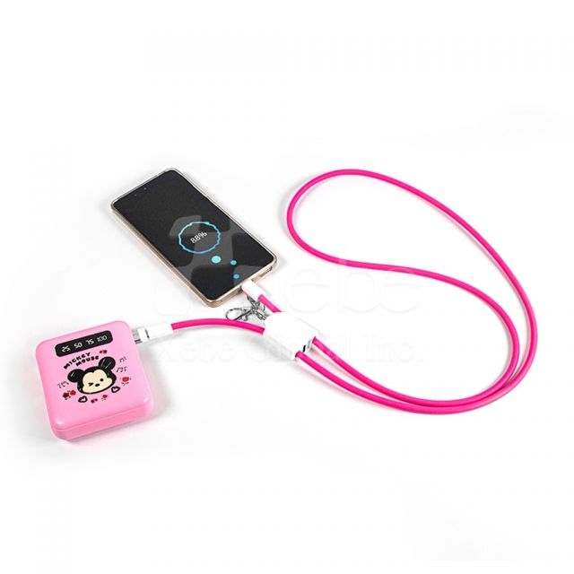 customized all in one mobile phone lanyard charging cable