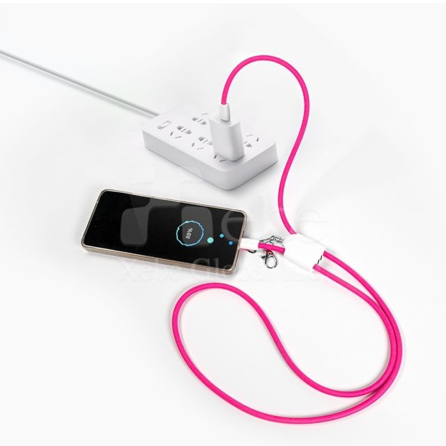 customized multi functional charging phone strap