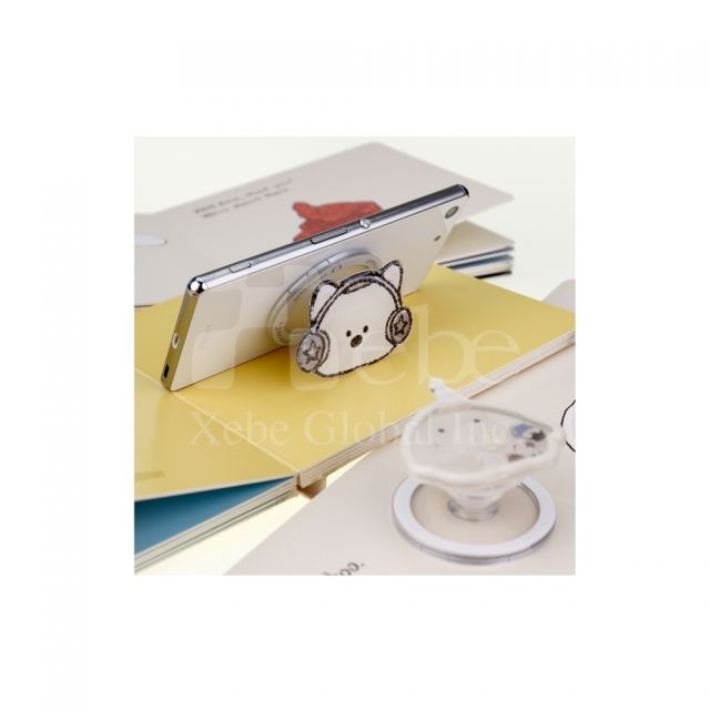 custom made earphone puppy airbag phone holder
