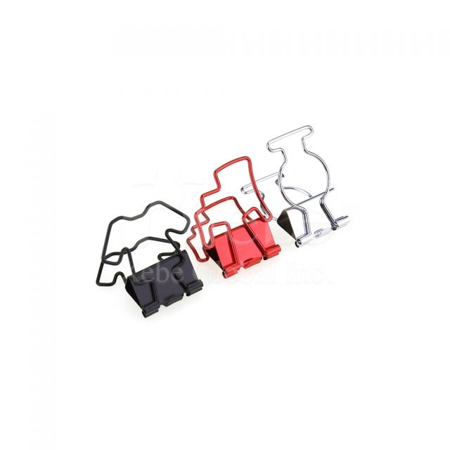 irregular shape custom long tail clips