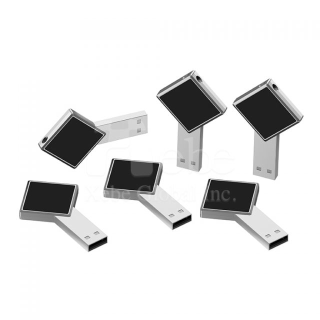 custom silver illuminated classic usb
