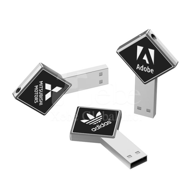 custom silver illuminated classic usb
